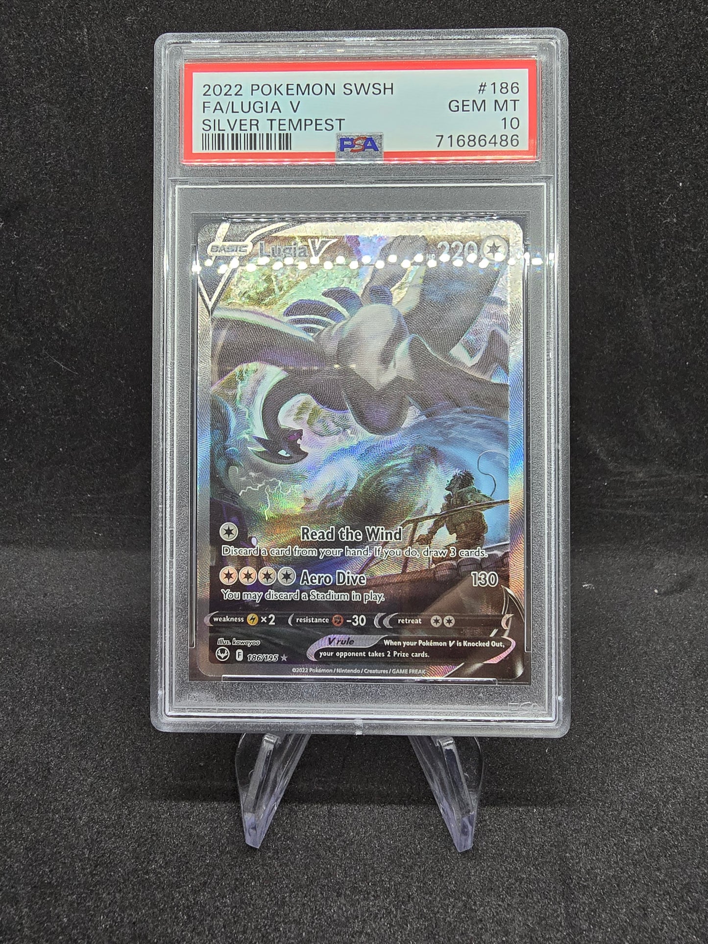 Lugia V (Alternate Full Art) - SWSH12: Silver Tempest PSA 10