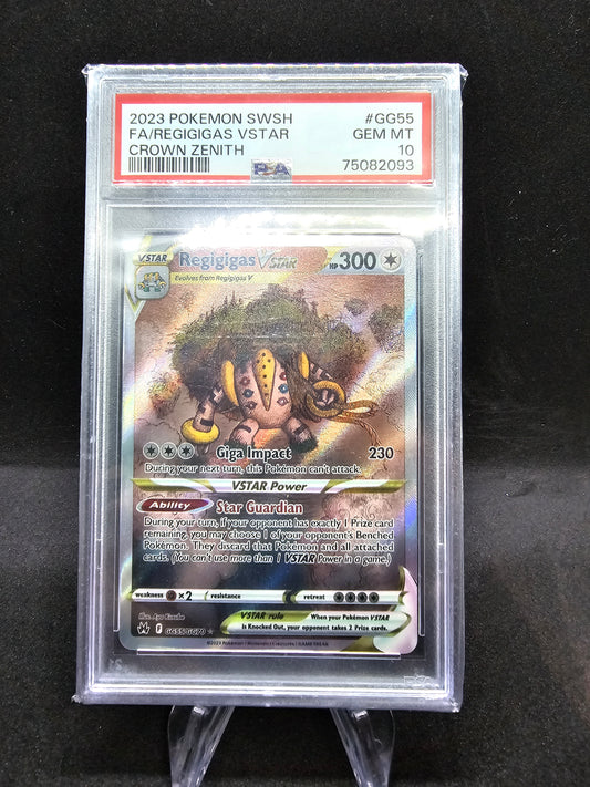 Regigigas VSTAR #GG55 Pokemon Crown Zenith PSA 10