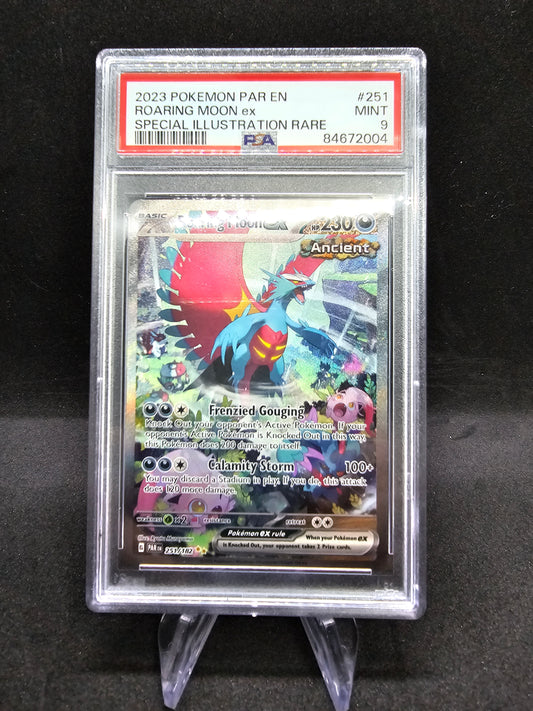 Roaring Moon ex - 251/182 - SV04: Paradox Rift PSA 9