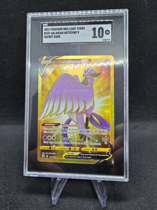 Galarian Articuno V (Secret) - SWSH09: Brilliant Stars SGC 10